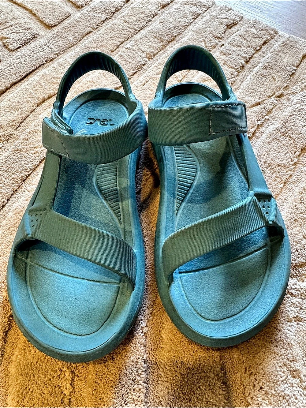 Teva Hurricane Drift Green Strappy Sport Sandals